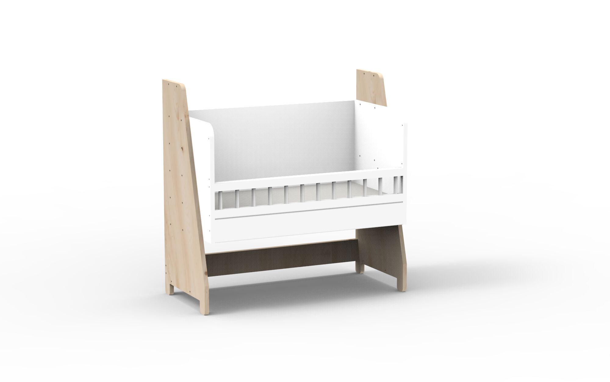 Лакированная деревянная кровать для сна Mathy by Bols ASYMETRY ARCH-00052185 - Вид №20