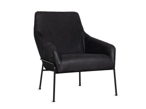 Кожаное кресло с подлокотниками