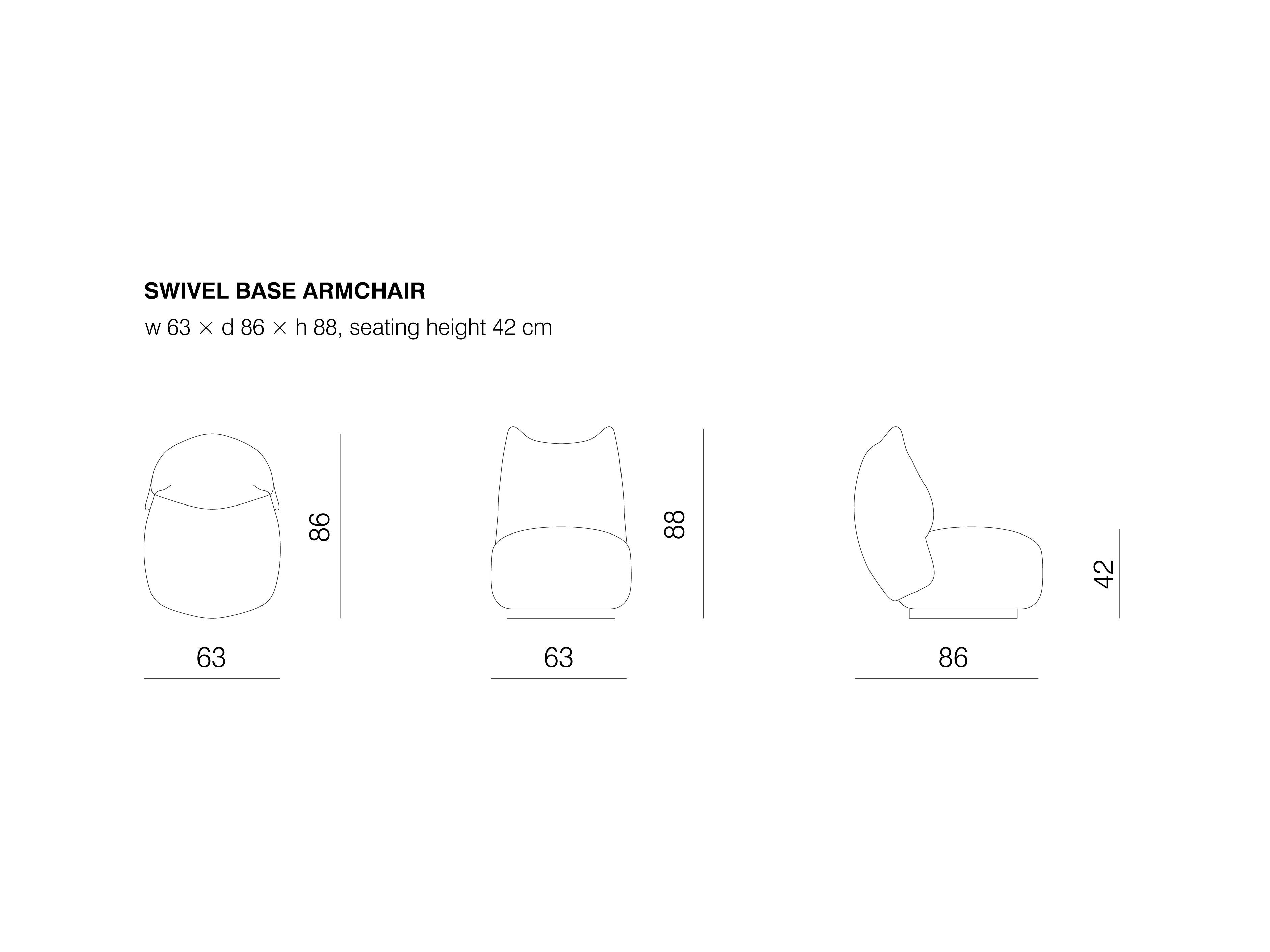 Тканевое кресло prostoria Buffa ARCH-00033267 - Вид №2