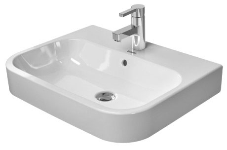 2315600060 Подвесная раковина настенная овальная Duravit Happy D.2 - Вид №1