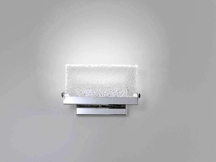 Светодиодный настенный светильник из стекла и латуни Cremasco Illuminazione 7245/AP ARCH-00017777