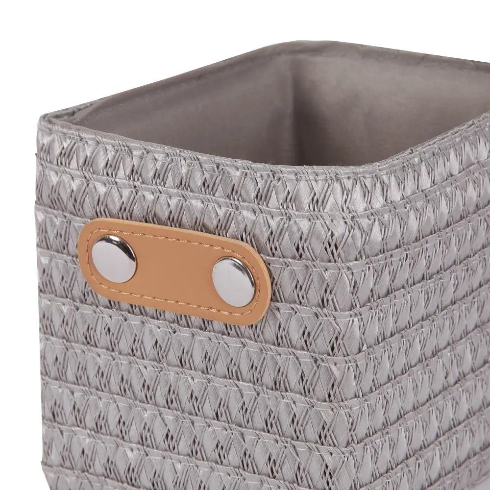 Корзина Sensea Paille 19x16x24.5 см, цвет серый Без серии STLM-2165222 - Вид №4