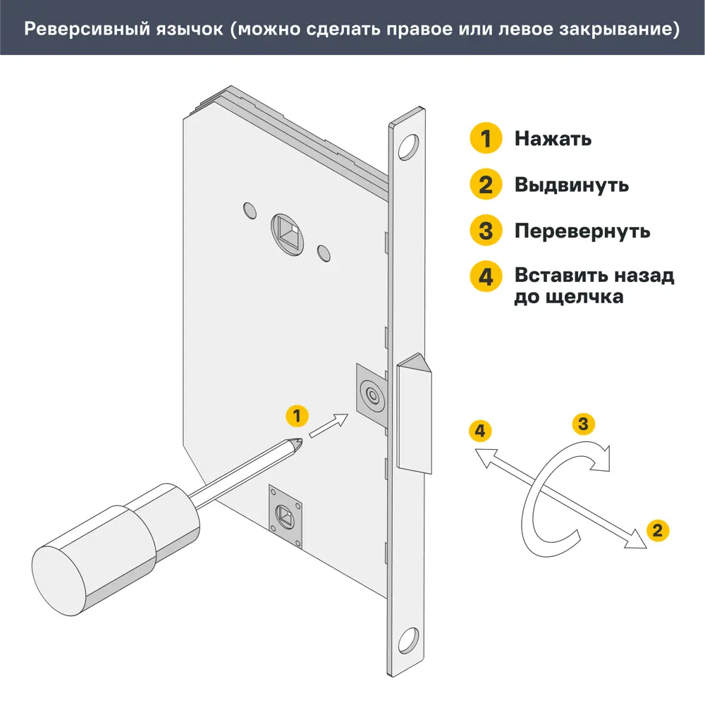 Дверь межкомнатная со стеклом Британия 70x200 см эмаль белый с замком BELWOODDOORS STLM-2132124 - Вид №7