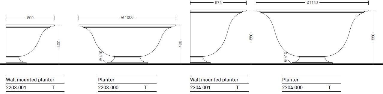 Neri Кашпо для общественных мест из чугуна Salix sun-id-1491945 - Вид №7