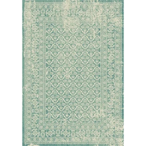 Ковер полипропилен Vintage 22209/644 160x230 см цвет бирюзовый 84339929 STLM-2204867