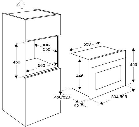 Bertazzoni Комбинированная встраиваемая пароварка с сенсорным экраном Modern sun-id-1421985 - Вид №5