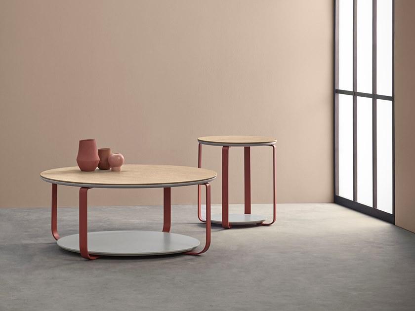 Kendo Mobiliario Низкий круглый деревянный журнальный столик sun-id-1505444 - Вид №6