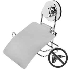 Держатель для туалетной бумаги Sensea «Simply Lock» на присоске, цвет хром