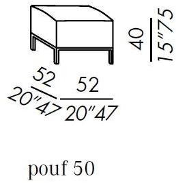 Meridiani Мягкая скамейка со съемным чехлом из ткани Berry sun-id-1431937 - Вид №5