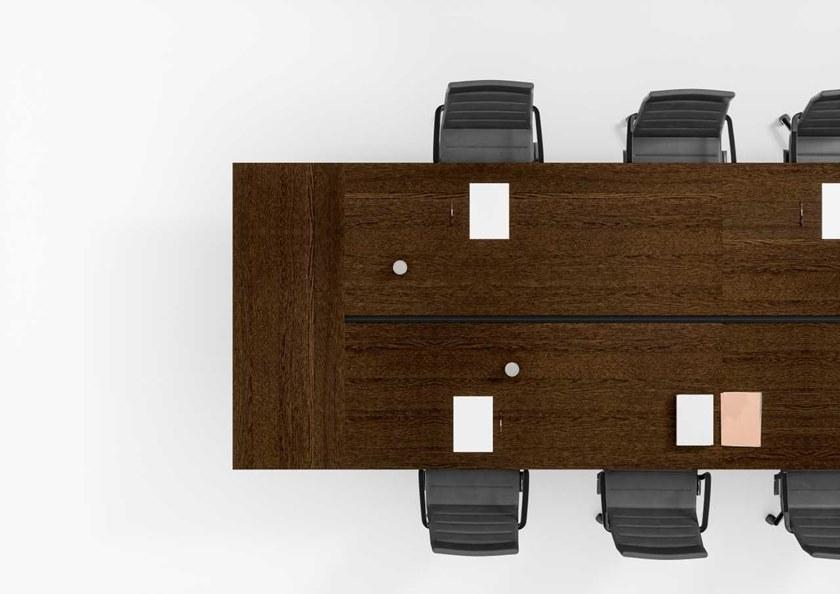 Bralco Модульный стол для совещаний из дуба Take off sun-id-1513294 - Вид №2