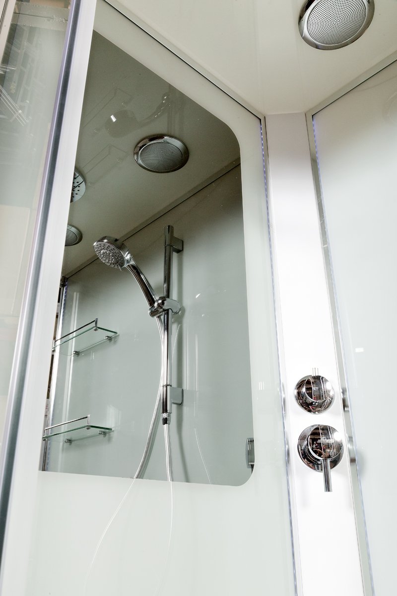 L 809 с гм. и эл. BLACK Душевая кабина DETO Серия L А102 L стандартная - Вид №9