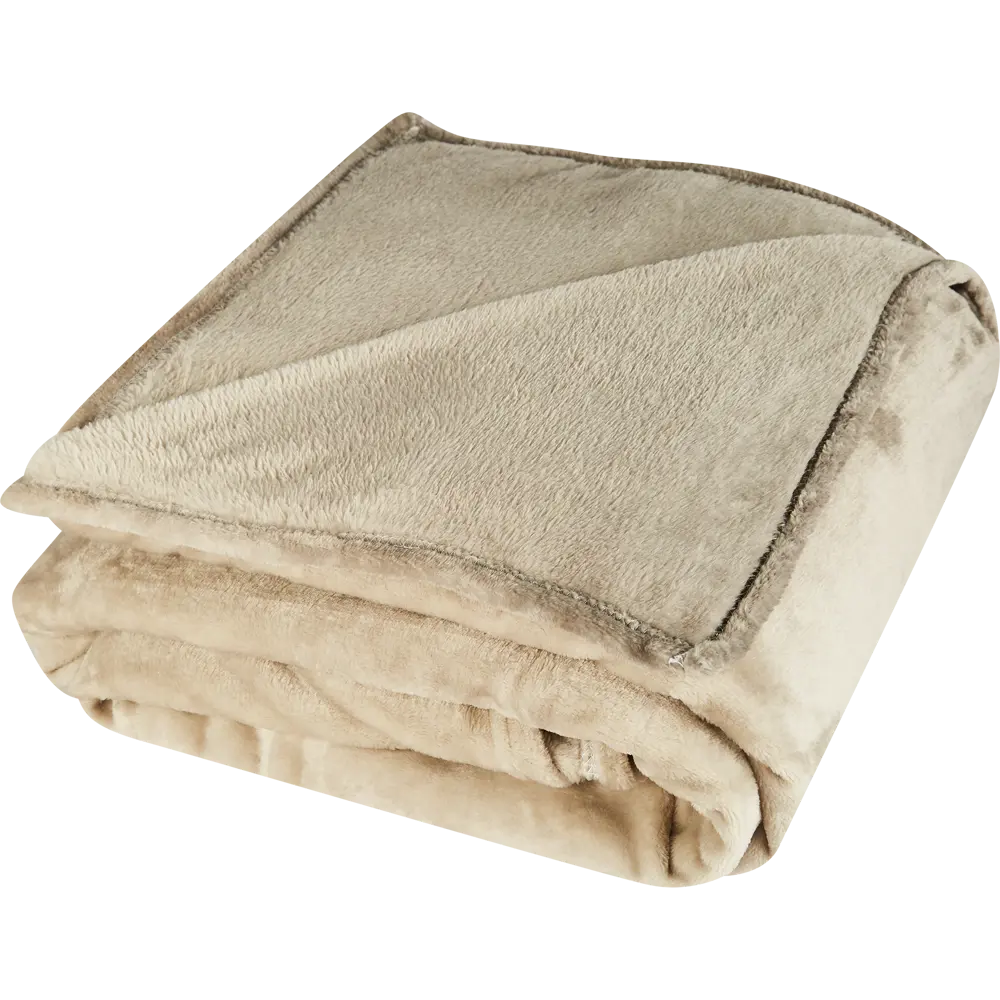 Плед Gradient Moon 180x200 см фланель цвет серый Ardenza STLM-2205049