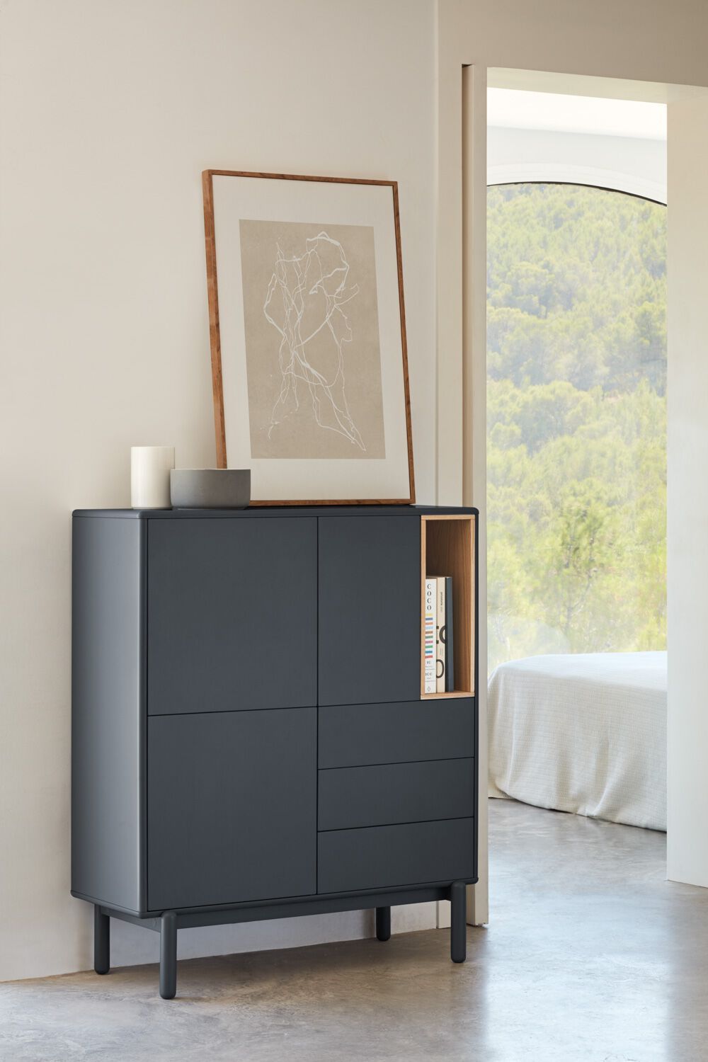 Шкаф из МДФ с распашными дверцами и ящиками TEULAT Corvo ARCH-00150024 - Вид №11