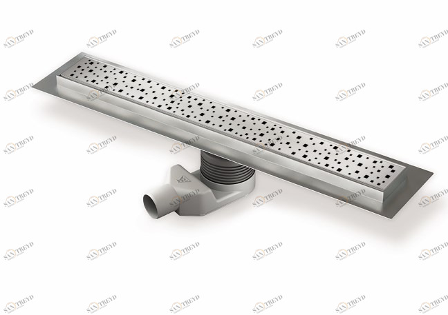 Цельнонержавеющий желоб ALPEN Square ALP N 1050 S 