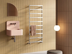 Настенный полотенцесушитель из нержавеющей стали с горячей водой