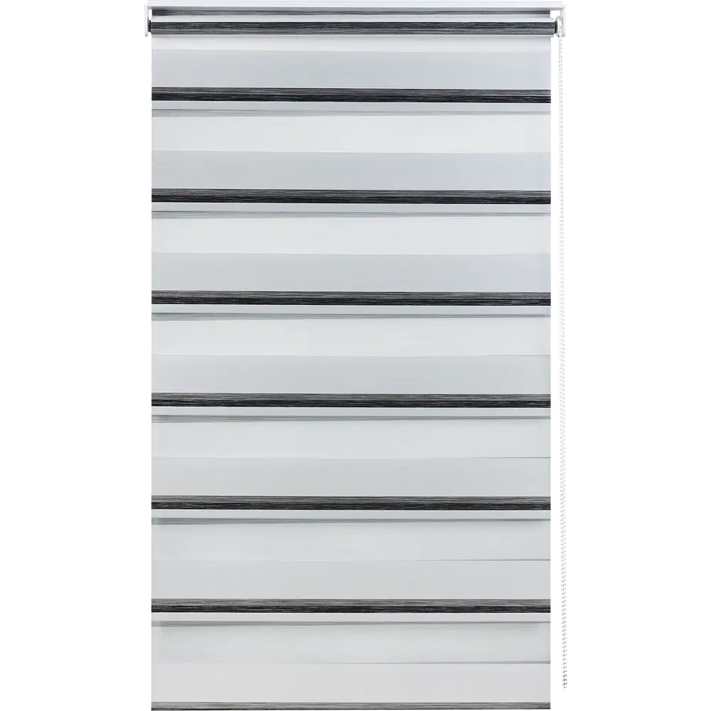 Штора рулонная день-ночь Лечче 50x160 см серо-молочная MIAMOZA STLM-2166894