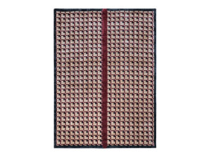 Прямоугольный ковер ручной работы с геометрическим рисунком