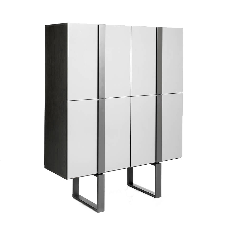 077674 Лакированный буфет серый RAL7037 Angel Cerda CP1706  - Вид №3