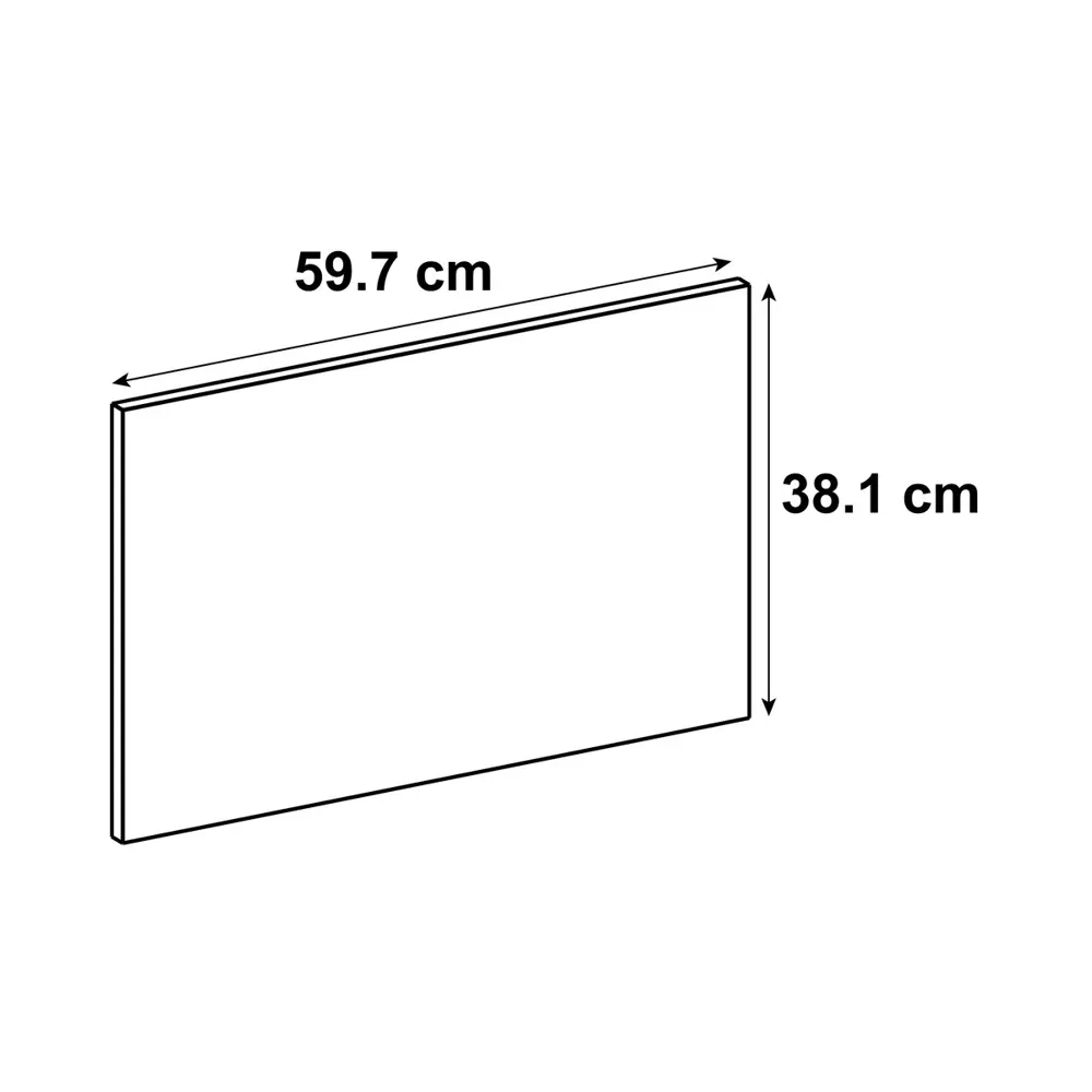 Дверь для ящика Delinia ID «Бирск» 59.7x38.1 см, ЛДСП, цвет бежевый STLM-2081068 - Вид №2