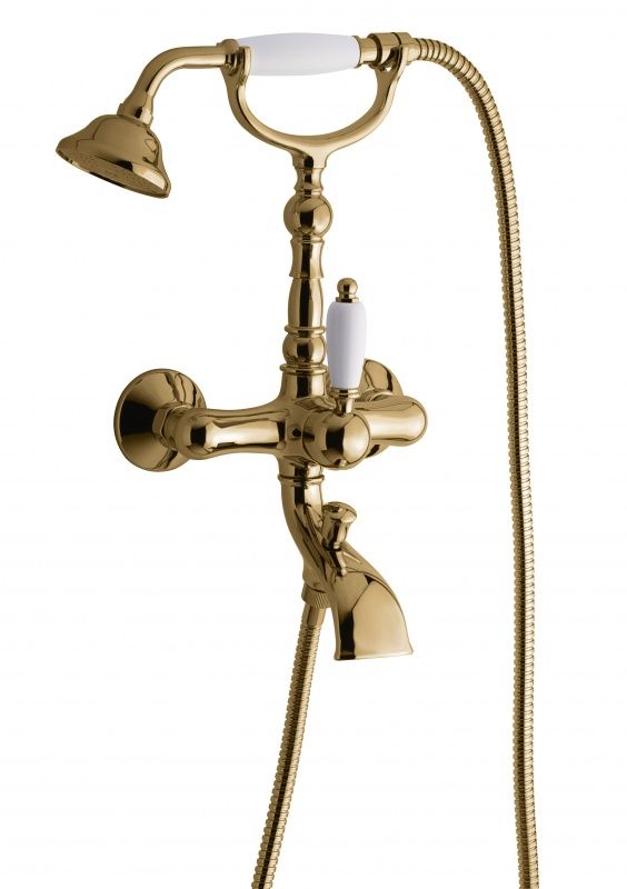 40011BR Смеситель Laguna с ручным душем для ванной, цвет бронза EMMEVI