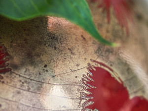 Керамическая круглая ваза