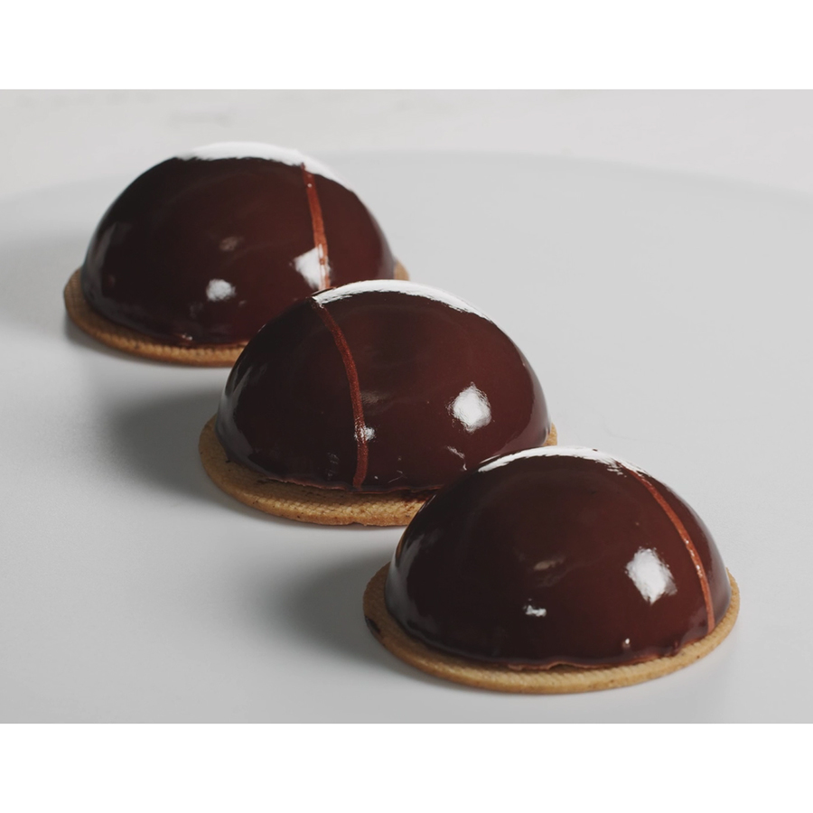 20.002.00.0065 Форма для приготовления пирожных half sphere 18,5 х 33,5 см силиконовая Silikomart  - Вид №1