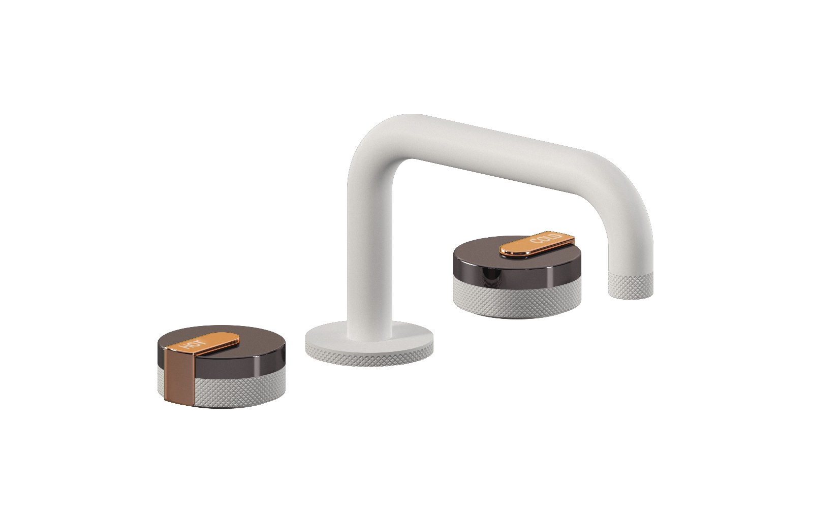 E-11510-R1OX-L1RG-WT Смеситель для умывальника на 3 отвертия GRAFF MOD+