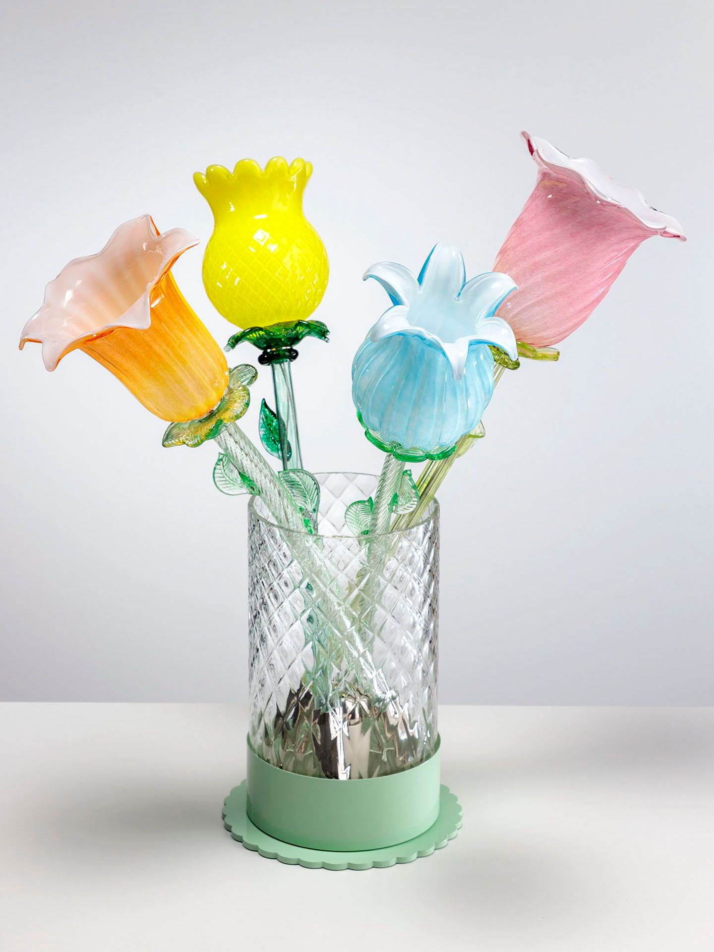 Светодиодная настольная лампа из муранского стекла MULTIFORME цветы в Стране Чудес ARCH-00057039 - Вид №10