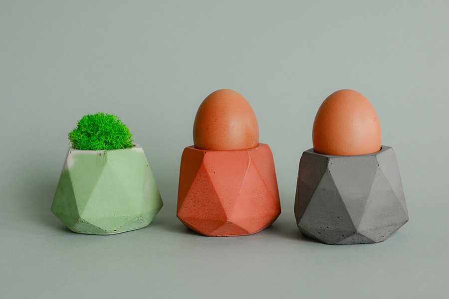 Подсвечник бетонный Eco "Линту" мрамор ЭКОЧЕЛОВЕКИ BET401 - Вид №1