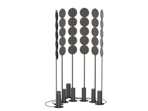 Алюминиевый светодиодный торшер с диммером