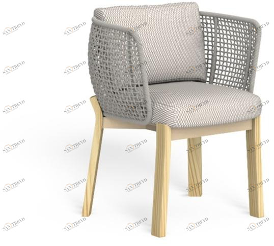 Talenti Садовый стул из мягкой ткани с подлокотниками Argo Agopp