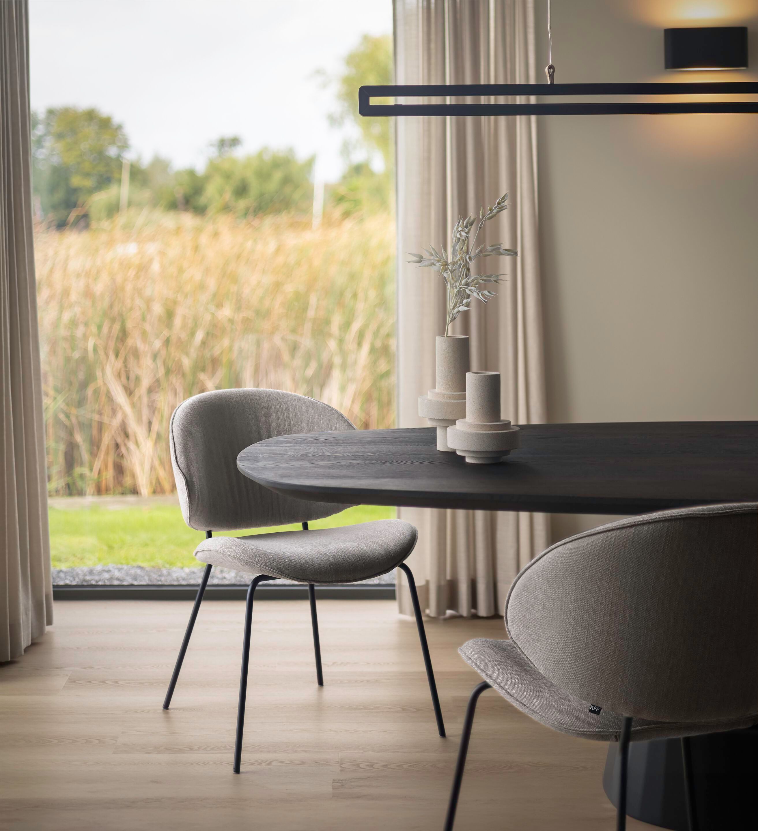 Мягкий стул из ткани KFF Alvaro ARCH-00098831 - Вид №15