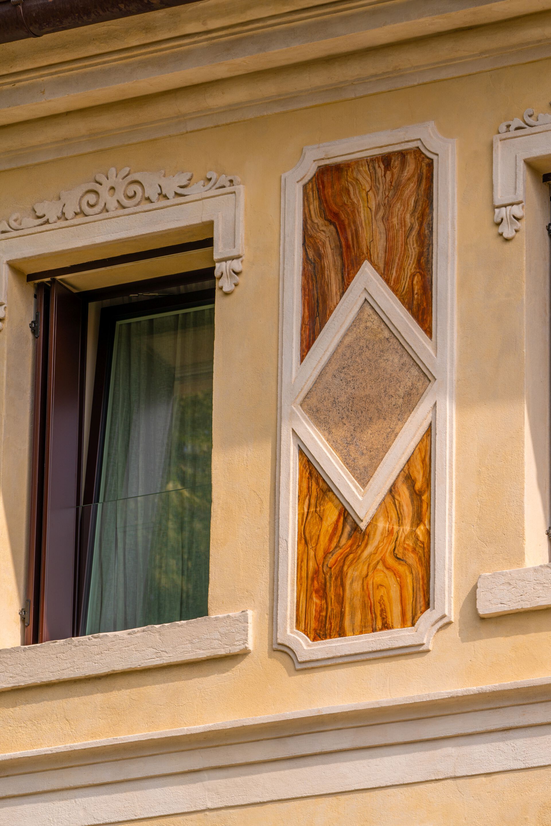 Минимальное деревянное окно-алюминий Impronta COMPACT ARCH-00005865