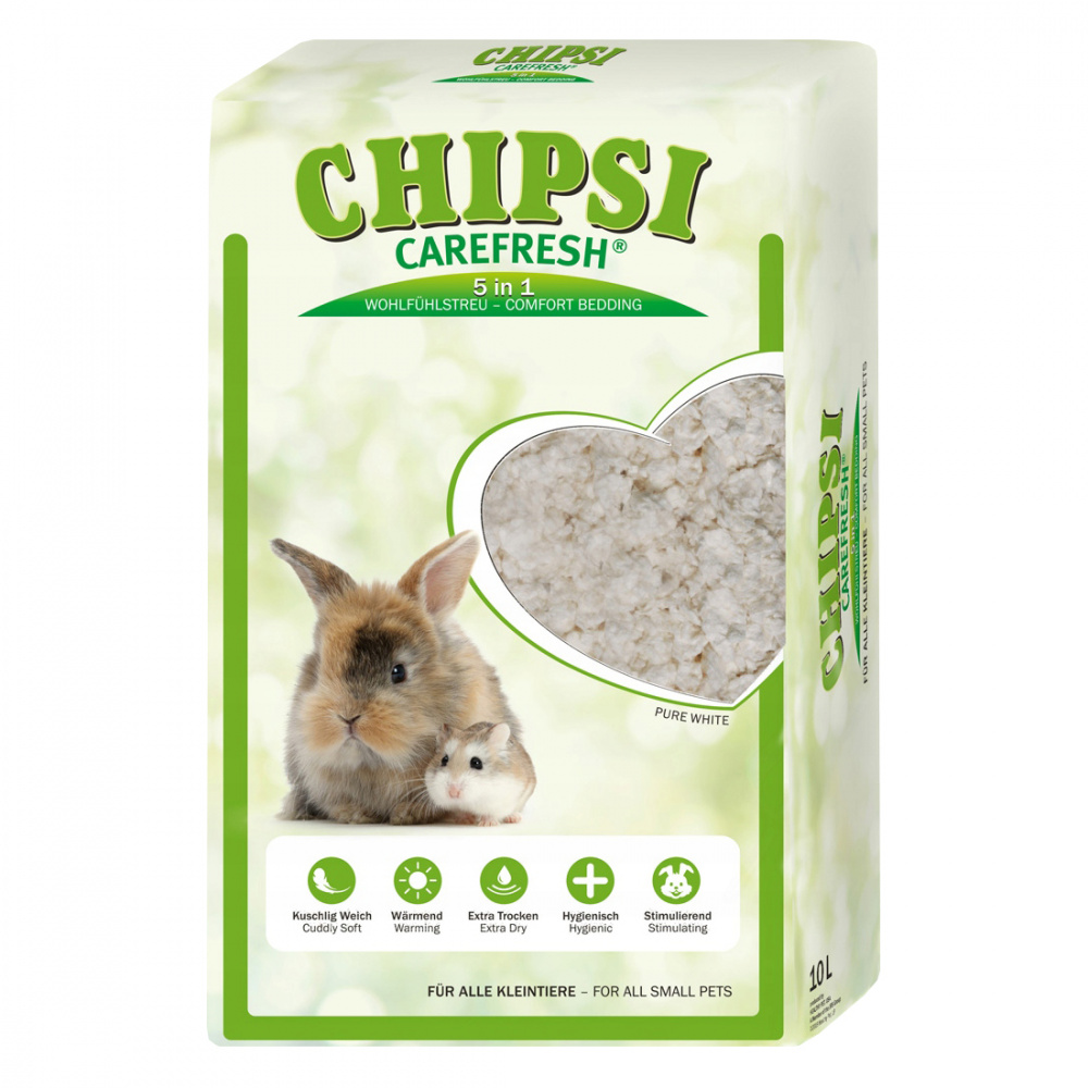 УТ0018465 Наполнитель для грызунов и птиц FRESH ULTRA подстилка белая на бумажной основе 10л Carefresh 