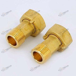 Сгон для водосчётчика пломбируемый 2"х1"1/2 (комплект 2 шт) TIEMME 1500072