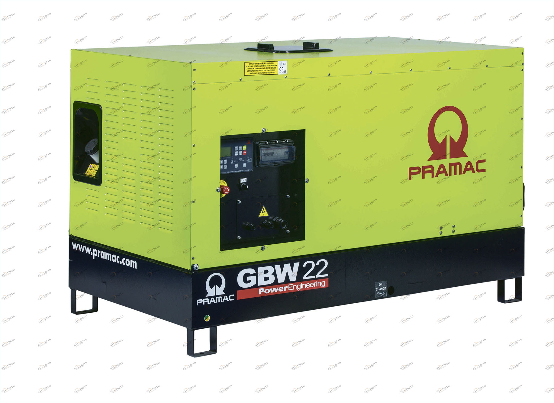 Дизельный генератор Pramac GSW22P в кожухе с АВР (380 V) sun-id-1033705