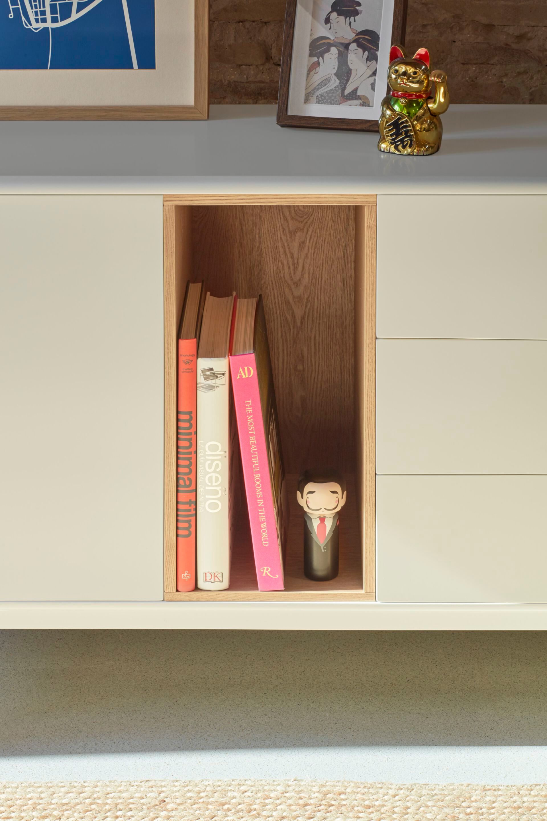 Шкаф из МДФ с распашными дверцами и ящиками TEULAT Corvo ARCH-00138554 - Вид №38