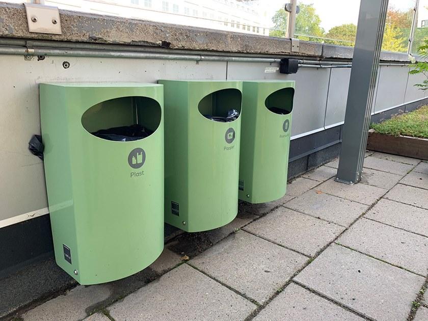 VESTRE Урна из оцинкованной стали с крышкой для улицы Urban sun-id-1420351 - Вид №7