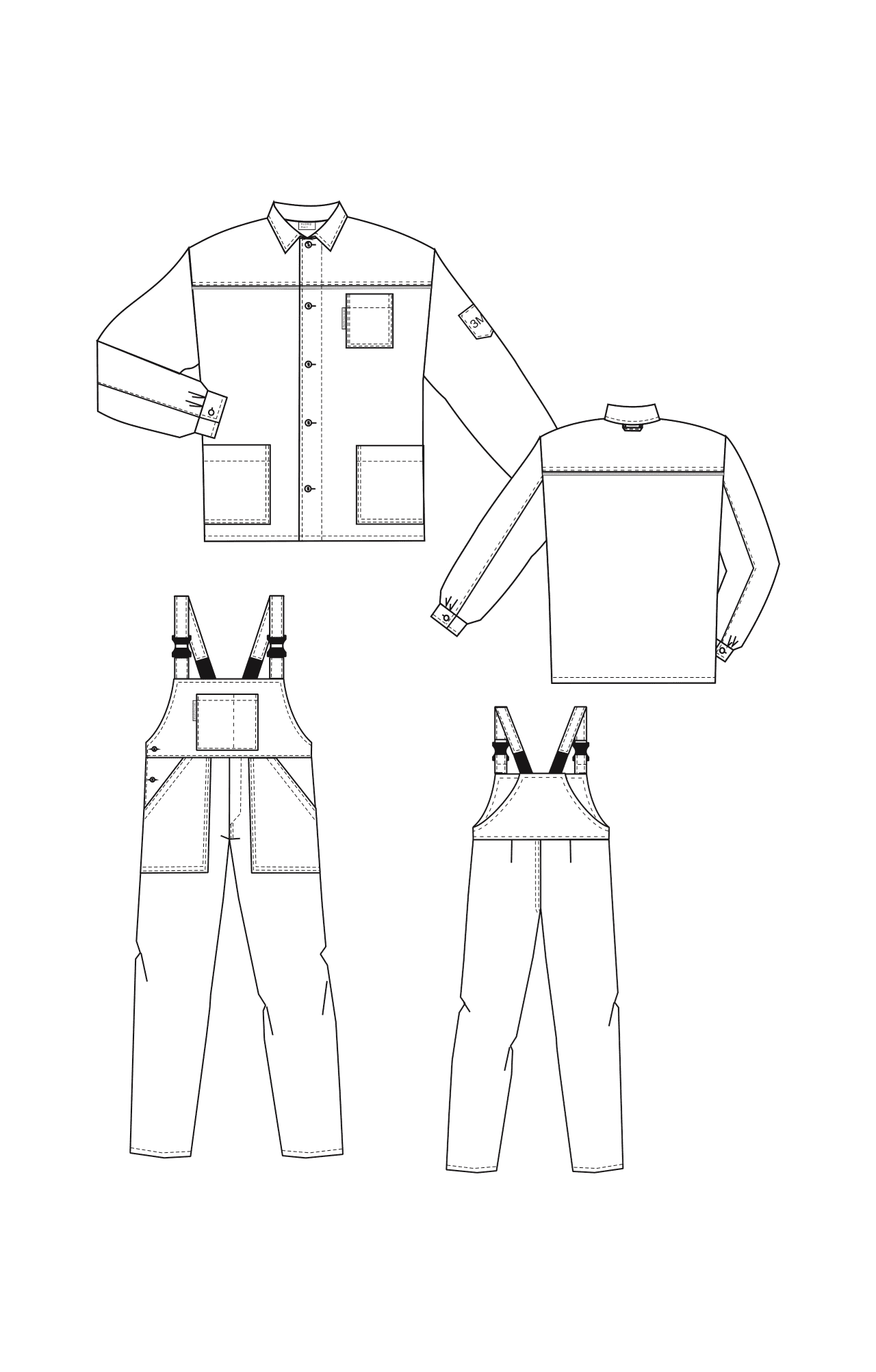 61003 Костюм "Труд-2" темно-синий  Летняя спецодежда  размер 44-46/170-176  - Вид №8