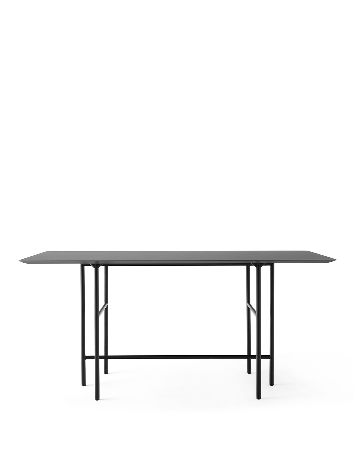 1158149 MENU Стол счетчик Snaregade, прямоугольный Черный | Угольный линолеум 