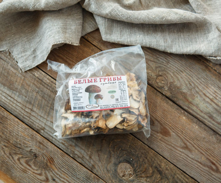 4581 Белые грибы сушеные Вкусляндия  - Вид №2