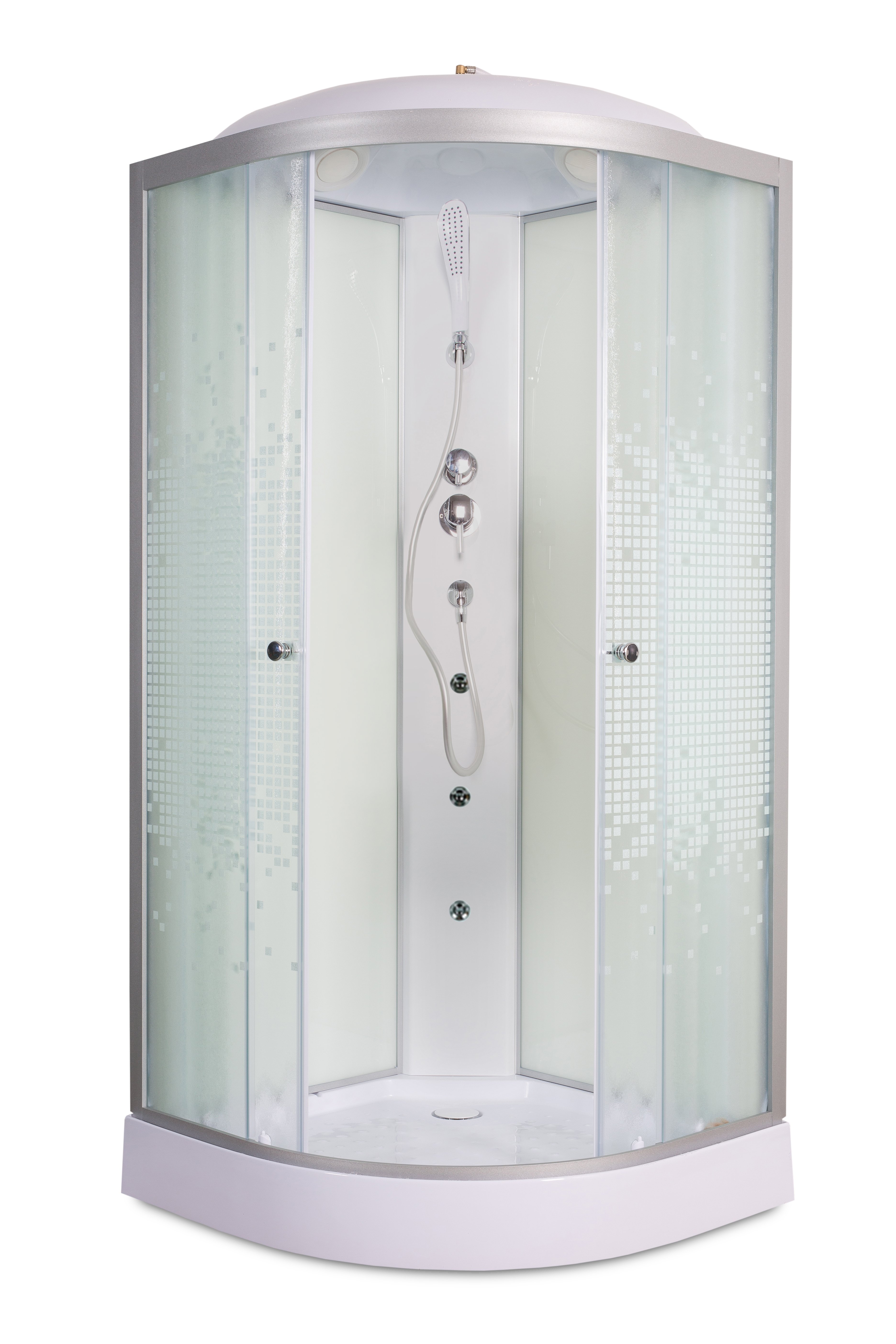 B01 BLACK Душевая кабина DETO Серия В L 908 с гидромассажем - Вид №27