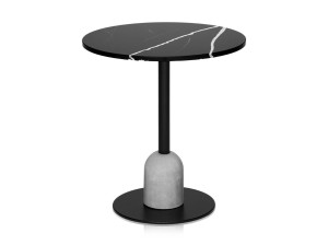 Круглый стол с бетонным основанием