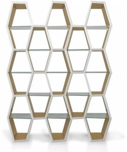 Jetclass Открытый лакированный книжный шкаф Houdi Jhd212c