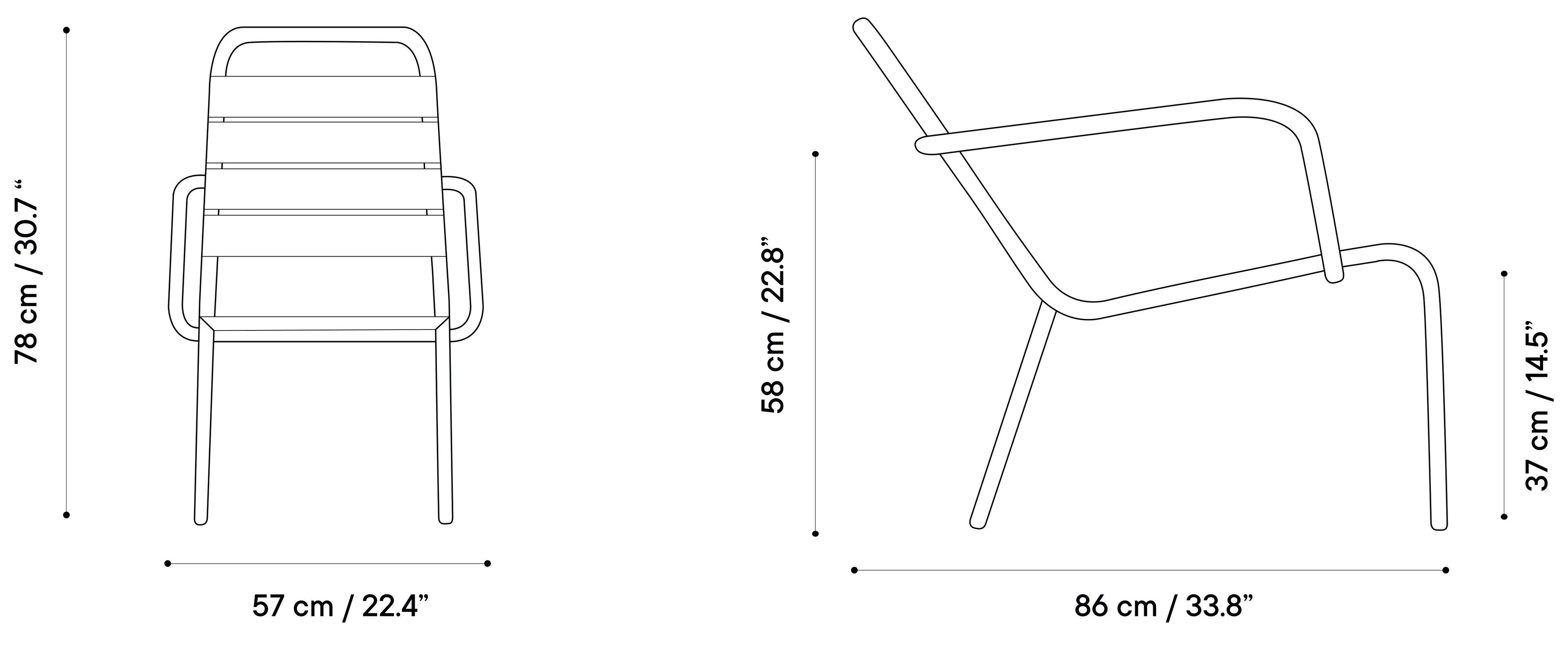 Алюминиевый штабелируемый садовый стул iSimar Barceloneta ARCH-00148797 - Вид №6