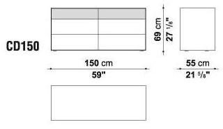 B&B Italia Прямоугольная тумбочка с ящиками Dado sun-id-1419366 - Вид №7