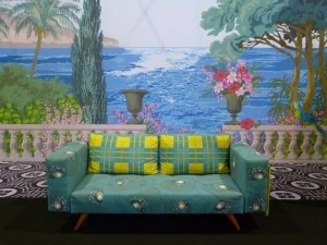 CONCEPTUWALL Диван-кровать из ткани Coquelicot