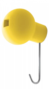 Magis Globo AC382 G Настенный крючок для верхней одежды. Цвет: Желтый 1385 C