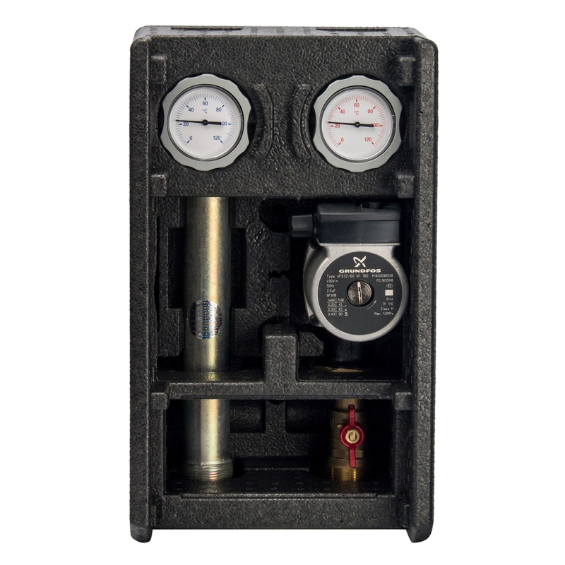 Насосная группа UK Meibes без смесителя 1" с насосом Grundfos UPS 25-60 M6681140RU