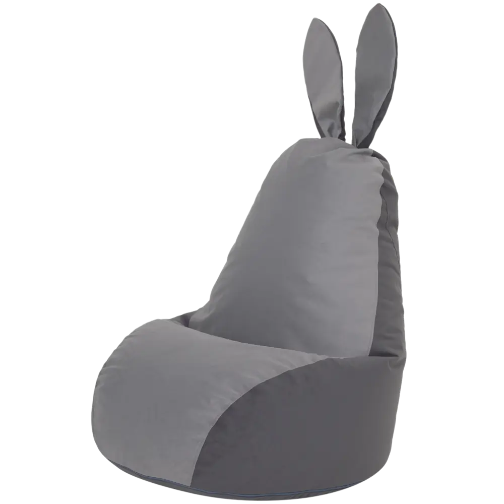 Кресло-мешок Dreambag Зайчик полиэстер 70x70x70 см цвет серый STLM-2206866